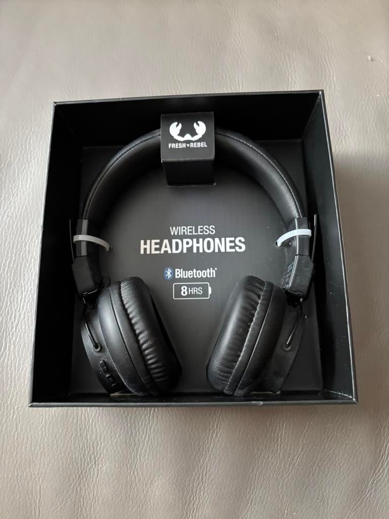 Fresh ‘n Rebel draadloze zwarte headphone, Ophalen of Verzenden, Nieuw