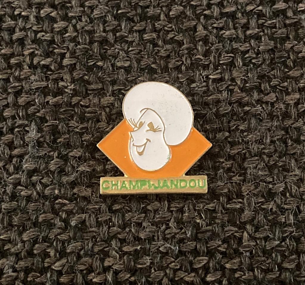 PIN - CHAMPI JANDOU - CHAMPIGNON, Envoi, Utilisé, Autres sujets/thèmes, Insigne ou Pin's