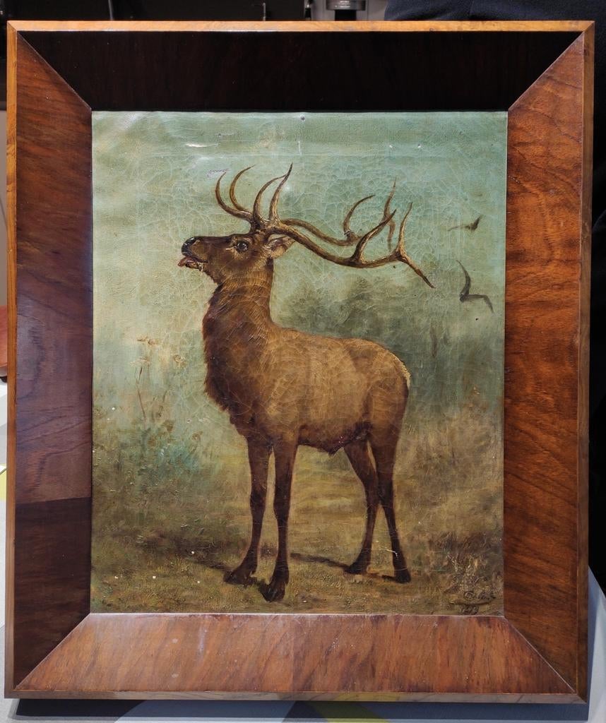 Schilderij uit 1879, Antiek en Kunst, Kunst | Schilderijen | Klassiek, Ophalen of Verzenden