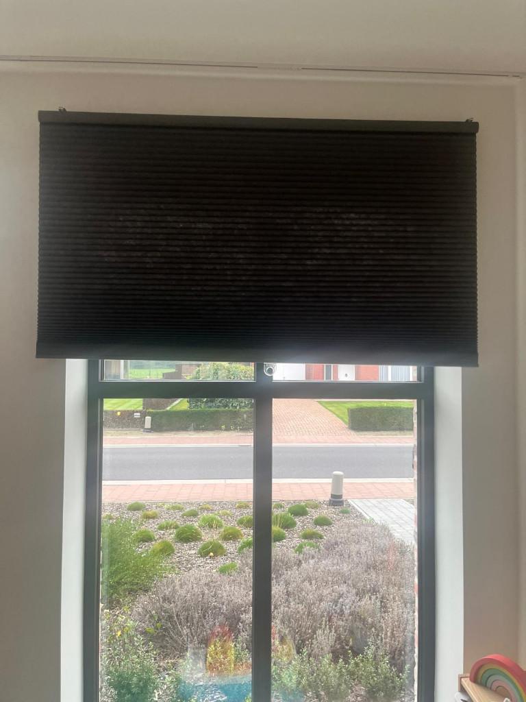 Plisségordijn Ikea Hoppvals, Ophalen, Gebruikt, 100 tot 150 cm, 200 cm of meer