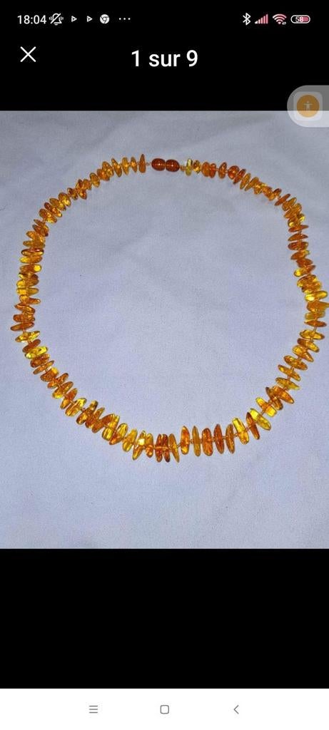 Collier en ambre naturelle de la Lituanie, Enlèvement ou Envoi, Neuf