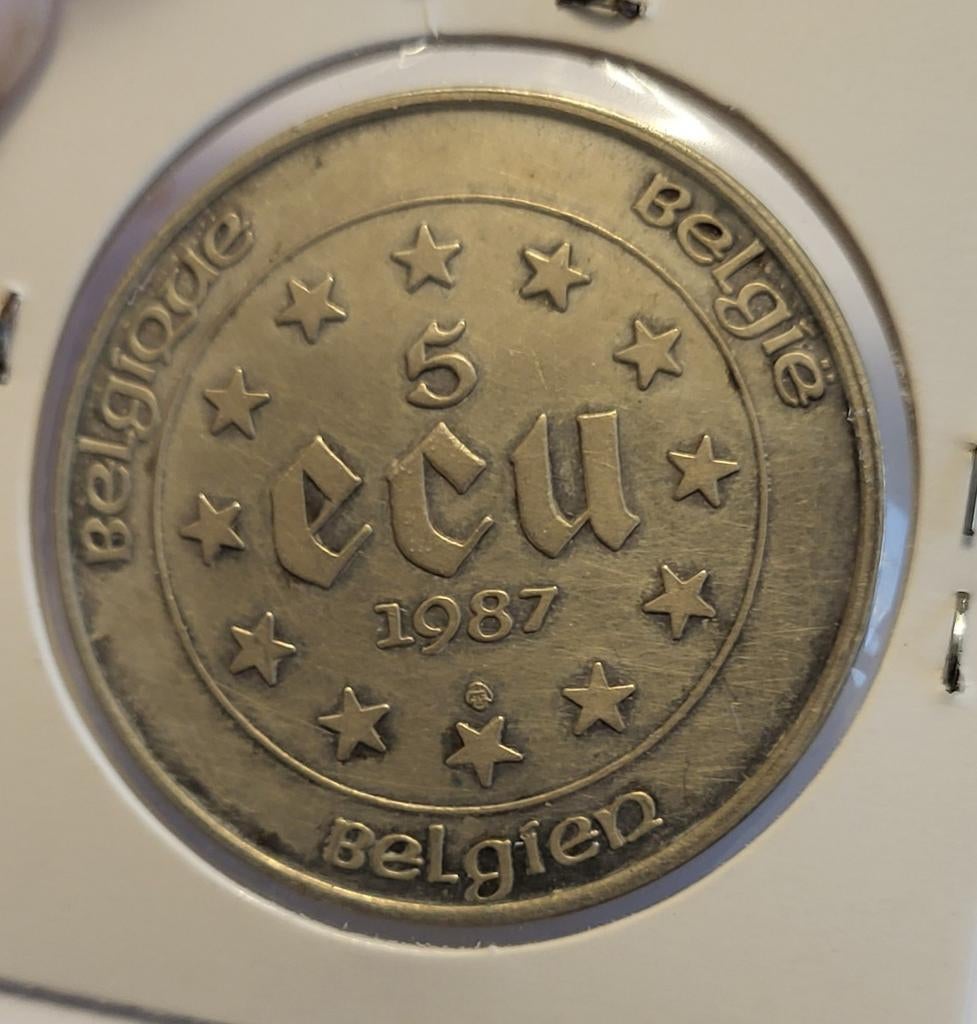 5ecu, Timbres & Monnaies, Monnaies | Belgique, Enlèvement ou Envoi, Argent, Argent