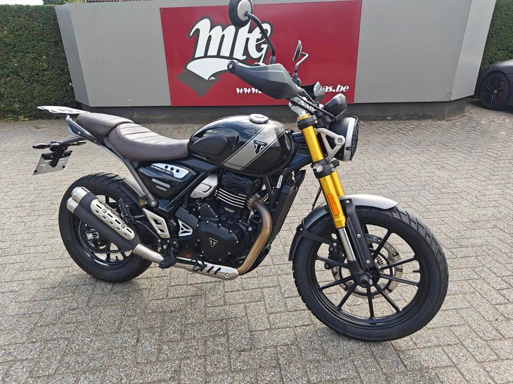Triumph Scrambler 400x 2024 5dkm, Entreprise, Contrôle de traction, 12 à 35 kW, 1 cylindre