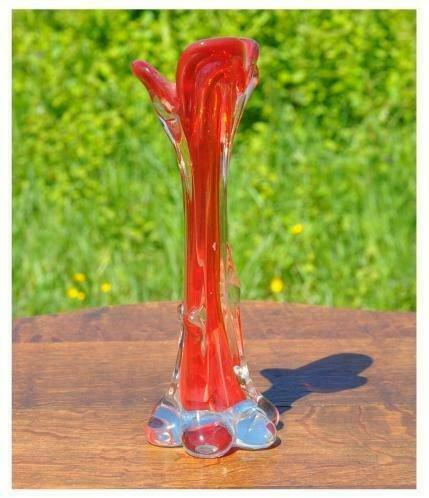vase murano ?? rouge et blanc