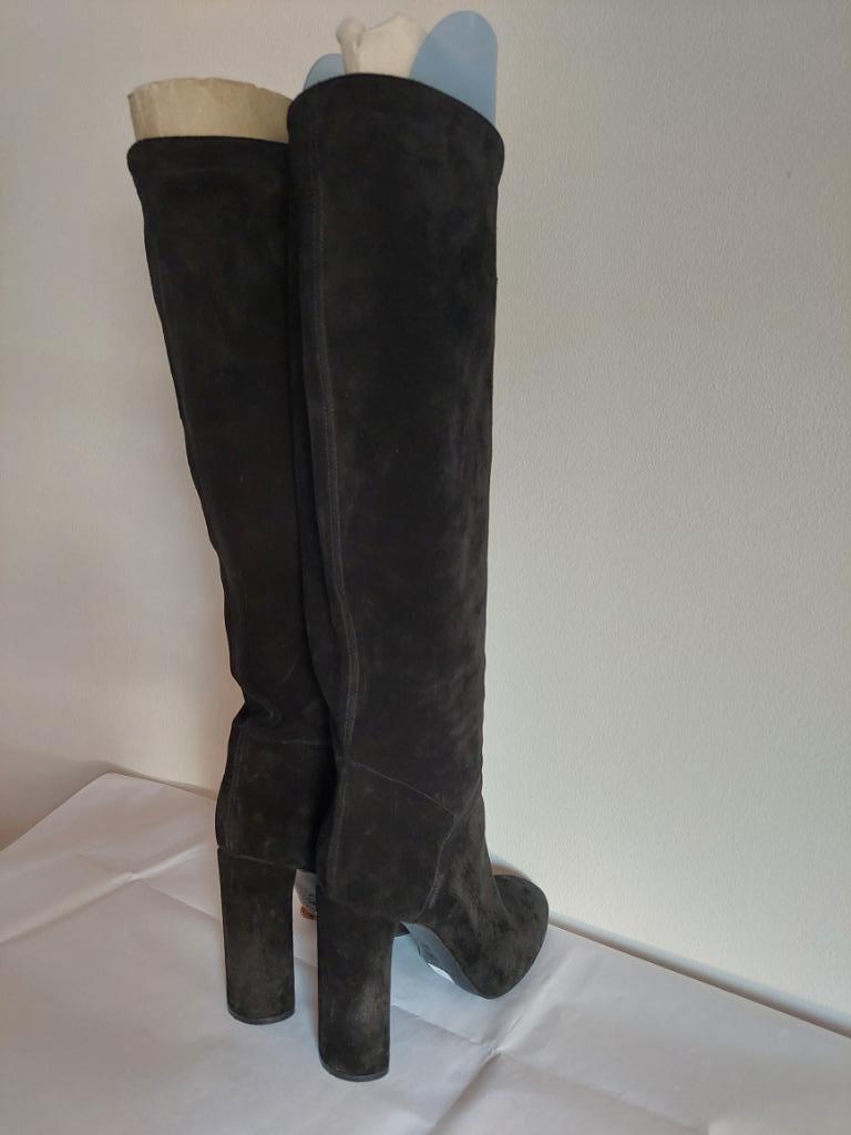 316B* CASADEI sexy zwarte volledig leren laarzen (38), Kleding | Dames, Schoenen, Zo goed als nieuw, Hoge laarzen, Zwart, Ophalen of Verzenden