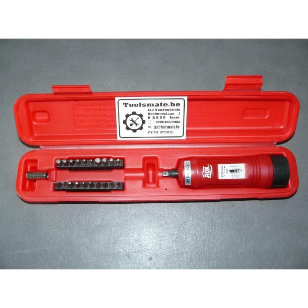 Tournevis dynamométrique 1/4" 1 à 5 Nm LIVRAISON GRATUITE, Autos : Divers, Outils de voiture, Neuf, Enlèvement ou Envoi