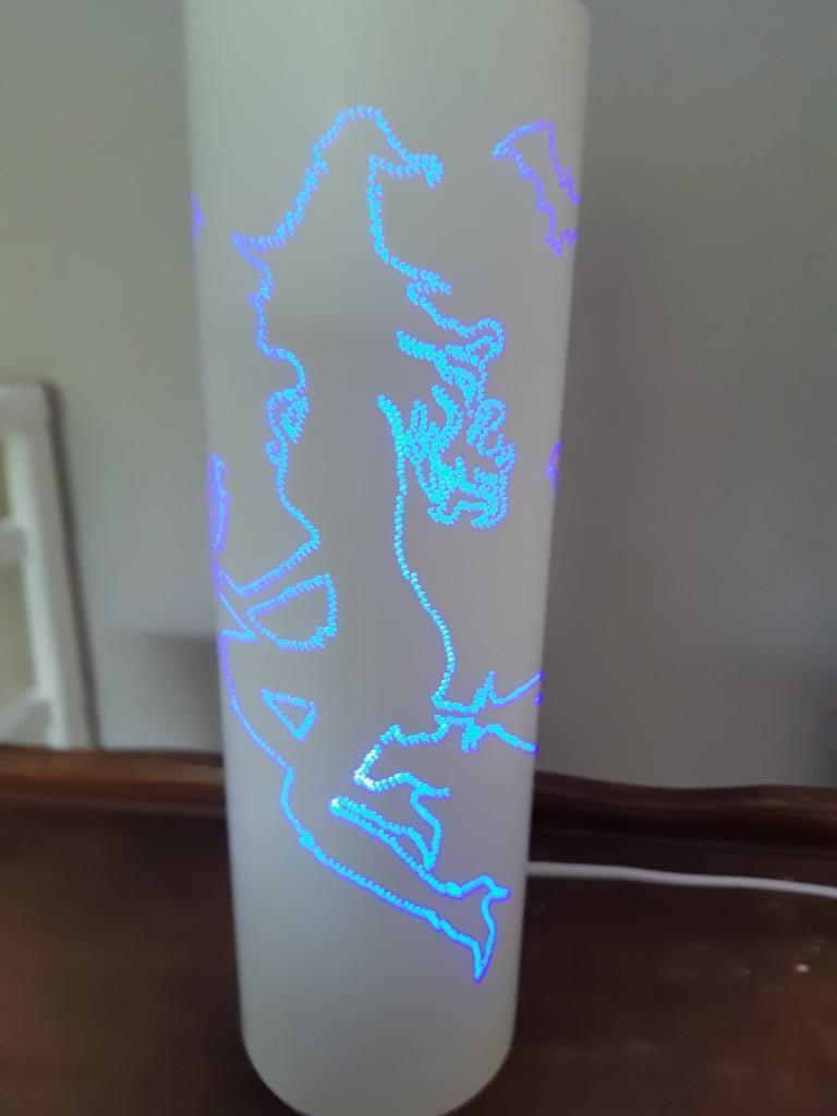 STAANLAMP, Ophalen of Verzenden, Zo goed als nieuw, Kunststof, Minder dan 100 cm