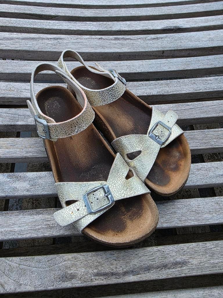 Kipling sandalen maat 33 goud leder, Enlèvement ou Envoi, Utilisé, Autres types, Fille