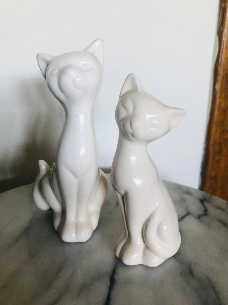 2x Katten, Antiek en Kunst, Ophalen of Verzenden