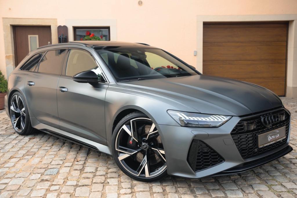 Audi RS6 Pack Dynamique/RS Design/ACC/360/HUD/SoftClose/B&O, Autos, Cuir, Argent ou Gris, 3996 cm³, Euro 6