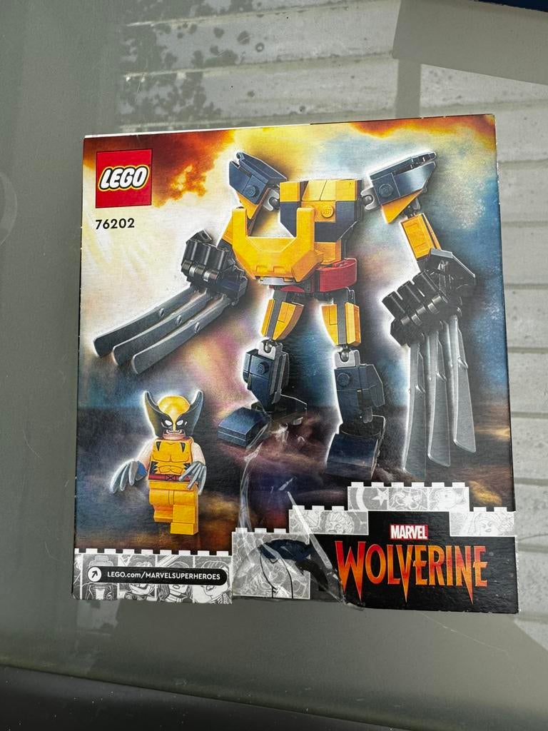 Lego Volwerine Marvel 76202, Ophalen, Zo goed als nieuw, Complete set, Lego