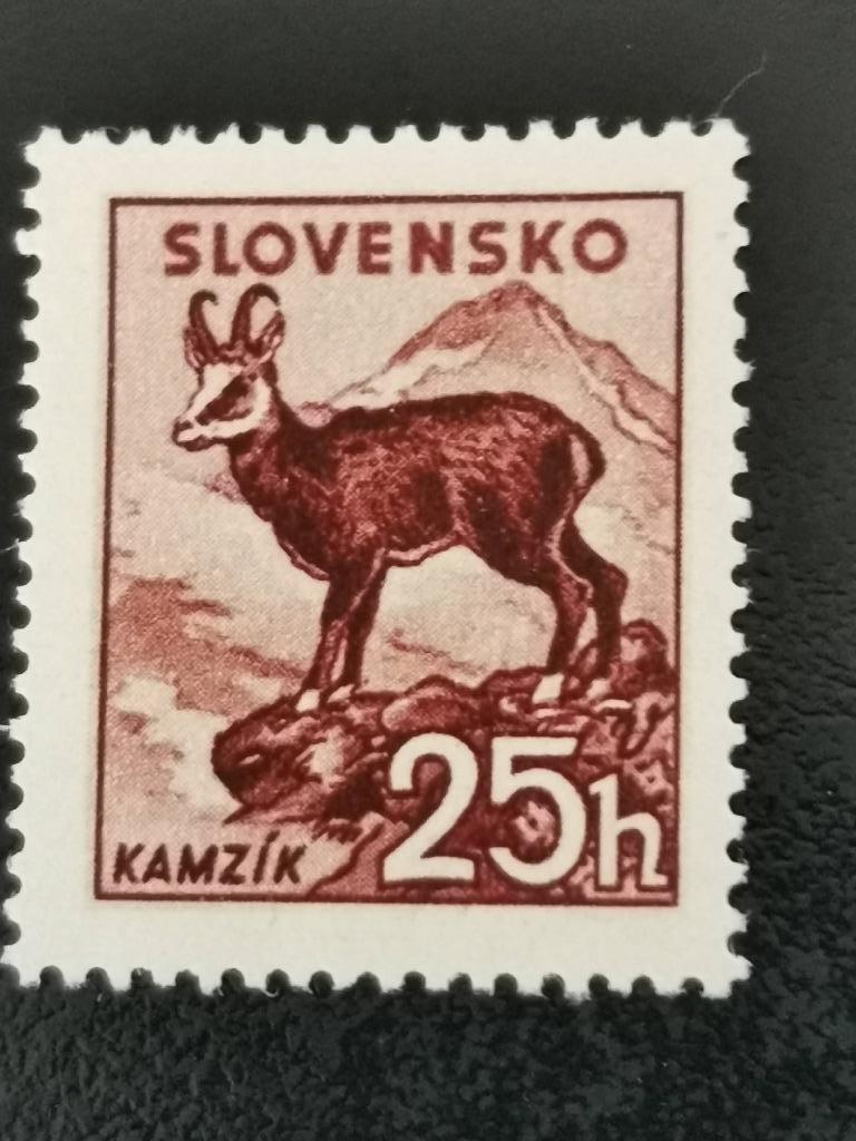 Slovaquie 1944 - animaux sauvages - Chamois, Enlèvement ou Envoi, Autres pays, Affranchi