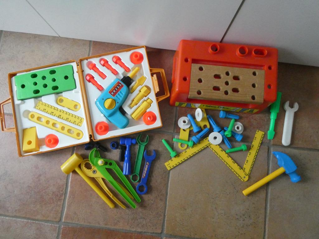 Vintage Fisher-Price set 924 + 927 + extra Fisher Price, Ophalen of Verzenden, Gebruikt