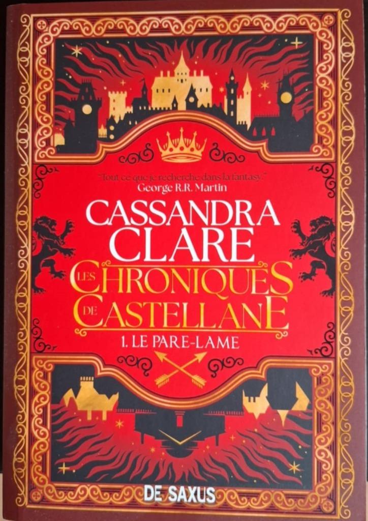 Les chroniques de Castellane: le pare-lame, Cassandra Clare, Enlèvement, Belgique, Comme neuf