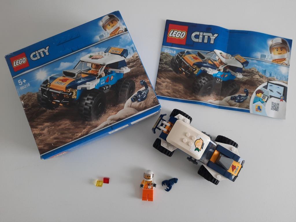Lego City 60218 - Woestijn rallywagen, Ophalen of Verzenden, Zo goed als nieuw, Complete set, Lego
