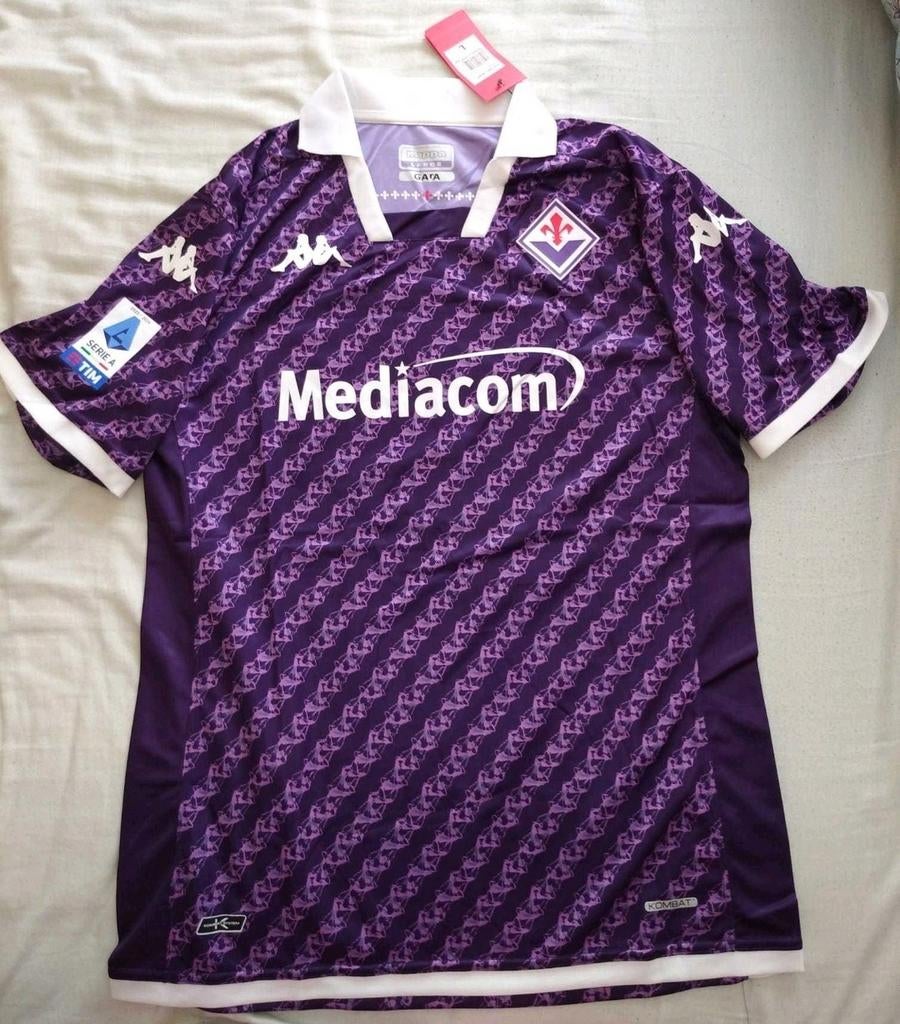 Fiorentina Voetbal Thuisshirt Origineel Nieuw 2024, Envoi, Comme neuf