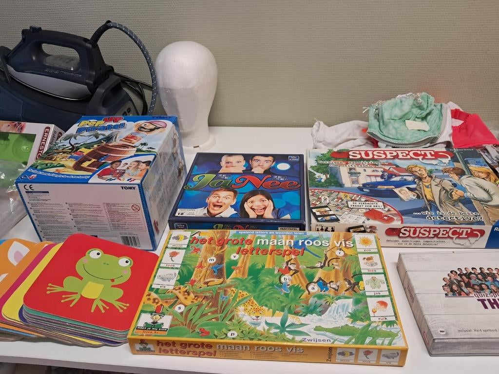 Gezelschap spellen enzo, Hobby en Vrije tijd, Ophalen of Verzenden, Zo goed als nieuw