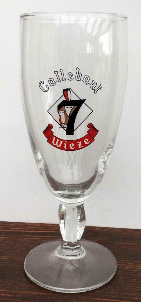 bier brouwerij glas Callebaut Wieze  op voet, Enlèvement ou Envoi, Comme neuf