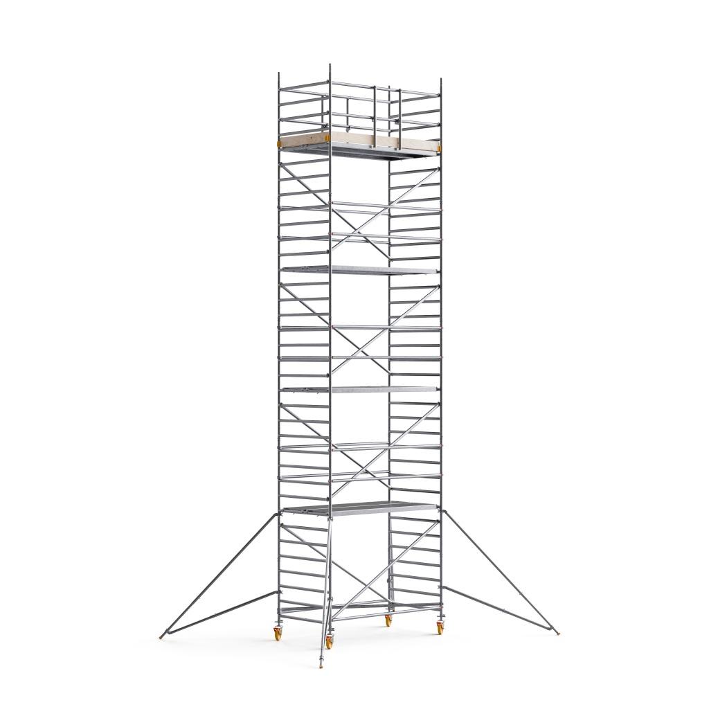 rolsteiger Stelling Custers 1.3x2.50x10.3m ACTIE!, Ophalen of Verzenden, Nieuw, Rolsteiger of Kamersteiger, 5 meter of hoger