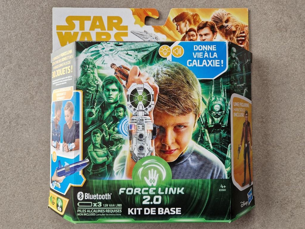 Star Wars Hasbro Force Link Kit de base + figurine Han Solo, Verzenden, Nieuw, Actiefiguurtje
