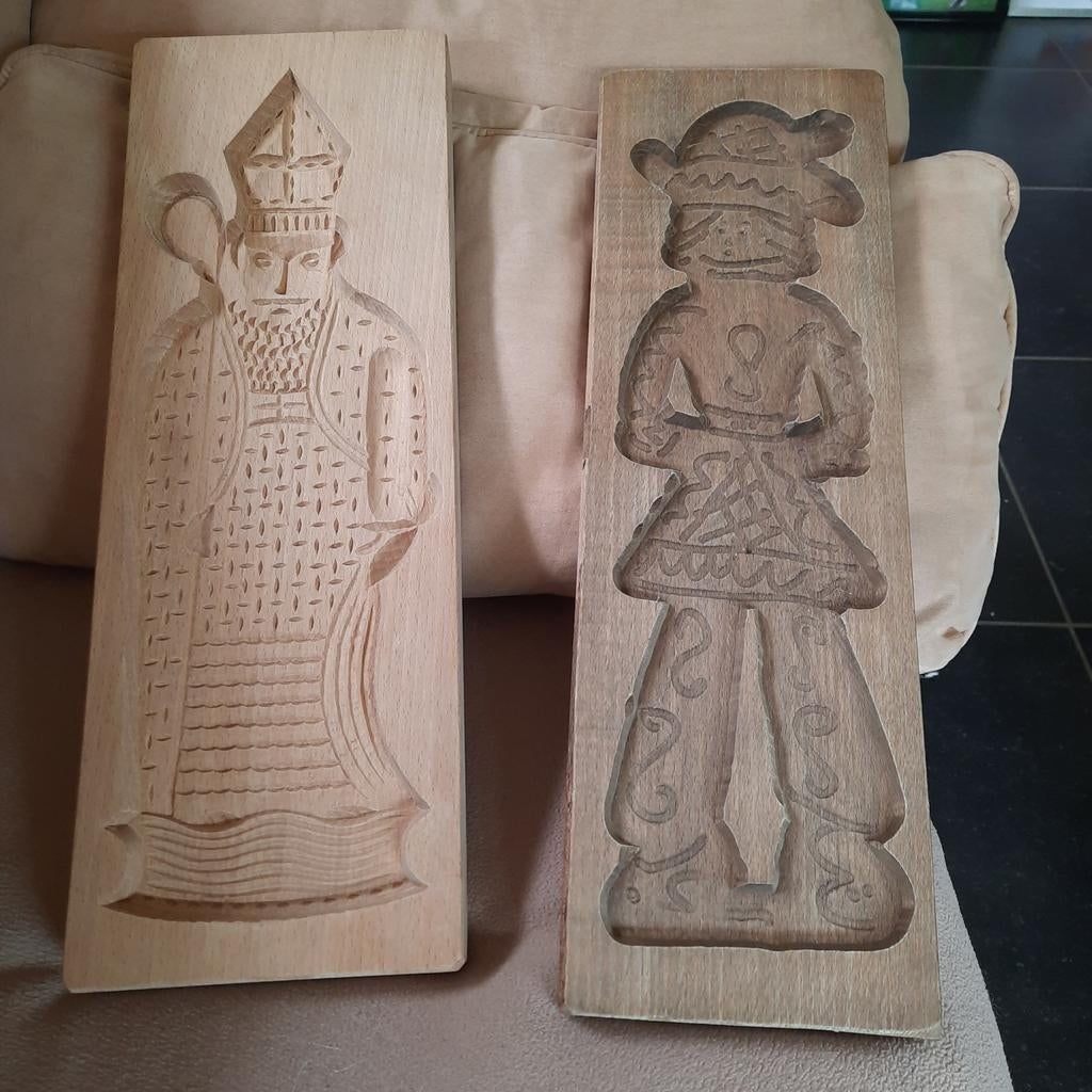 Moules à spéculoos. 45 cm de long. 14 cm et 15,5 cm de large, Enlèvement ou Envoi
