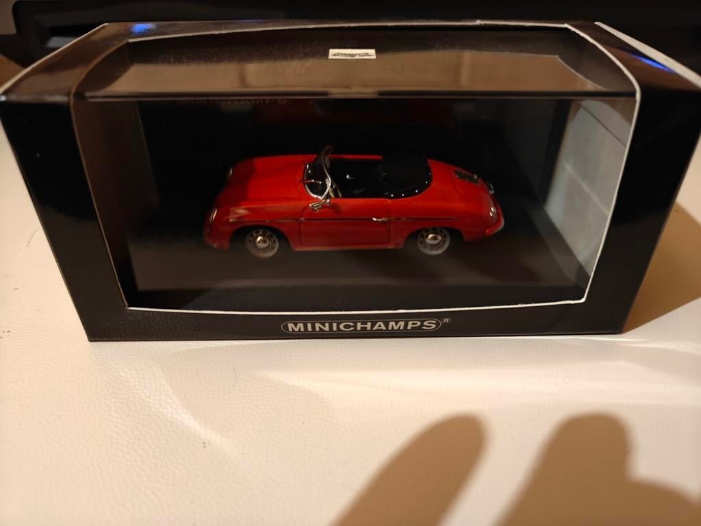 Minichamps Porsche 356 A Speedster 1/43 rouge, Enlèvement ou Envoi, Neuf, MiniChamps
