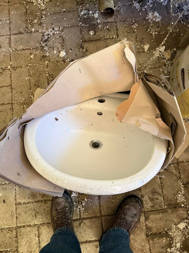 lavabo, Enlèvement, Comme neuf