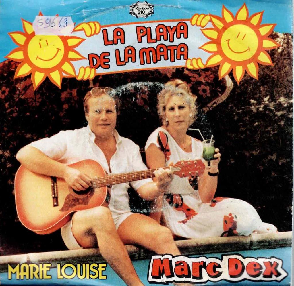 vinyl  7 "   -   la playa de la mata / marie louise    marc, Enlèvement ou Envoi, Autres formats
