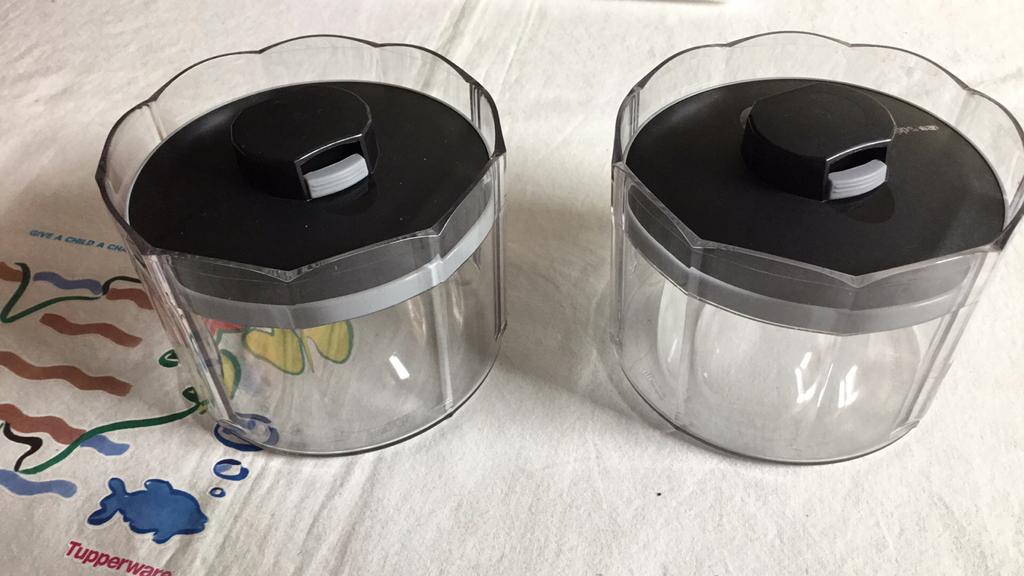 Tupperware kristal potten, Ophalen of Verzenden