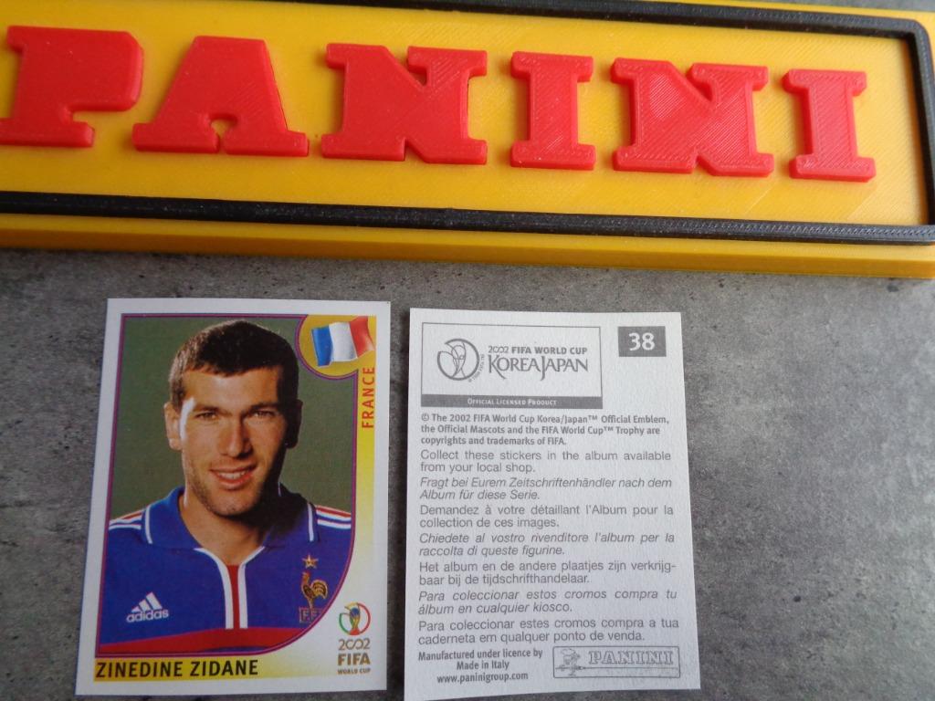 PANINI VOETBAL STICKER WORLD CUP 2002  KOREA JAPAN  ZINEDINE, Verzenden, Nieuw, Sticker