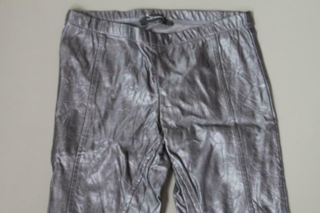 ZGAN lederlook skinny Luc.Duchene mt S/36, Gris, Taille 36 (S), Comme neuf, Longs