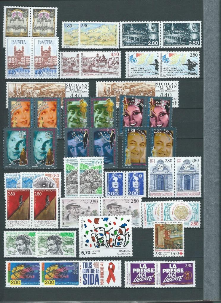 Timbres de FRANCE neuls, Enlèvement ou Envoi, Non oblitéré