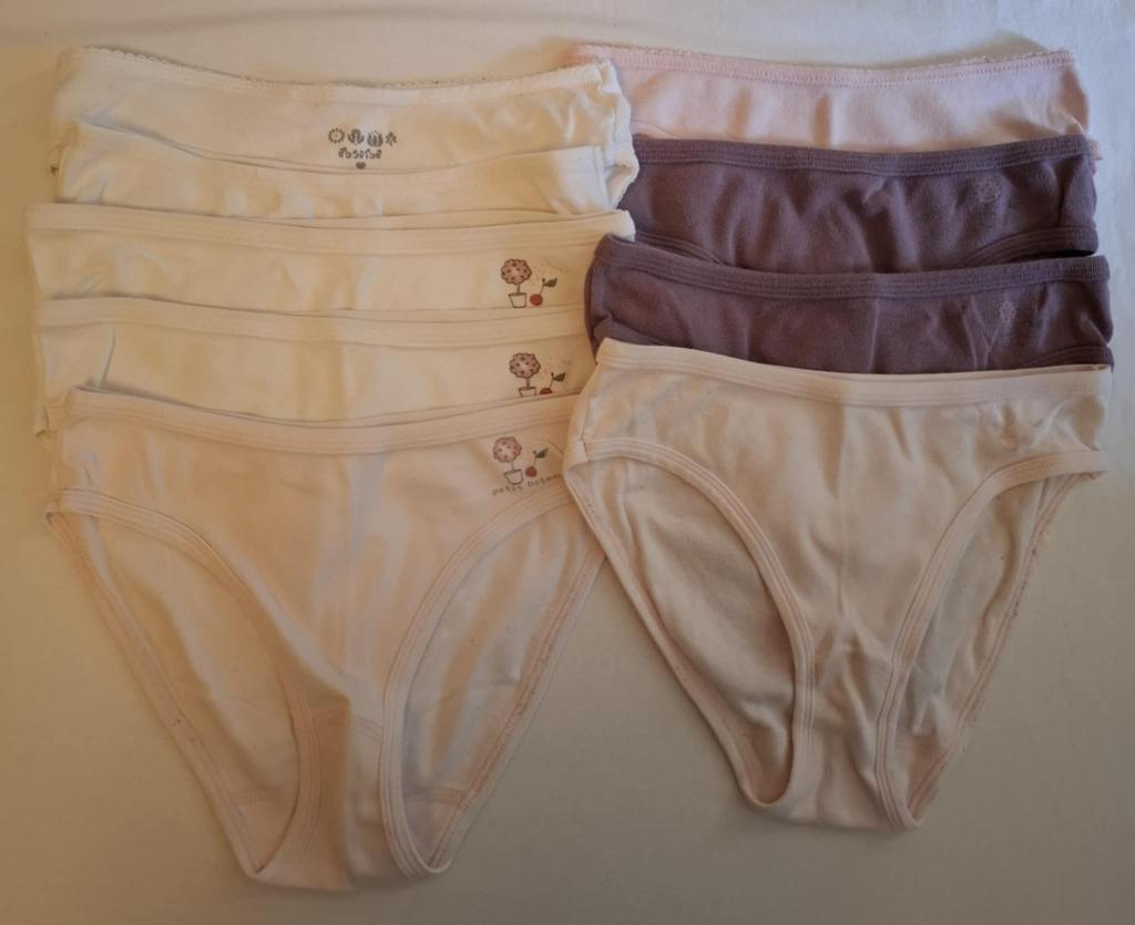 9 Culottes Petit Bateau taille 14 ans, Ophalen, Nacht- of Onderkleding, Gebruikt, Meisje