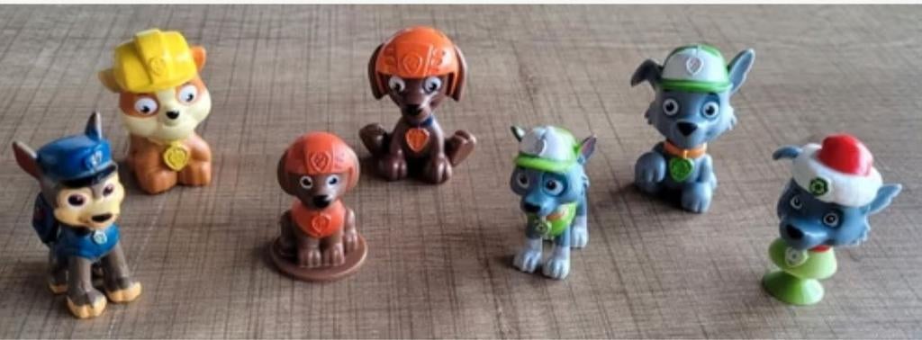 Paw Patrol: 7 verschillende figuurtjes, Enlèvement ou Envoi, Comme neuf
