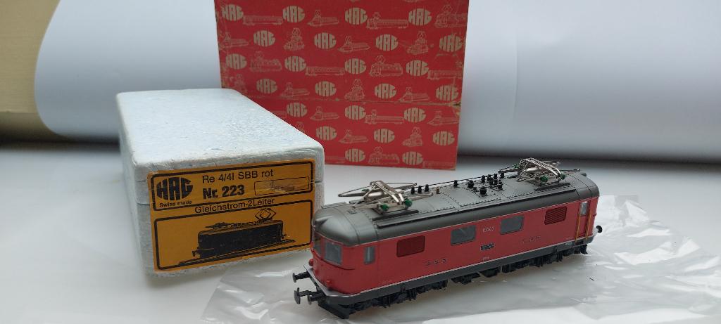 Hag 223 Rouge 4/4I AC/Numérique, Hobby & Loisirs créatifs, Trains miniatures | HO, Autres marques, Enlèvement ou Envoi, Courant alternatif