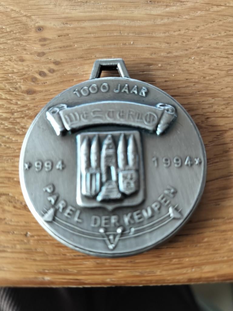Penning 1000 jaar Westerlo - 994-1994, Ophalen of Verzenden