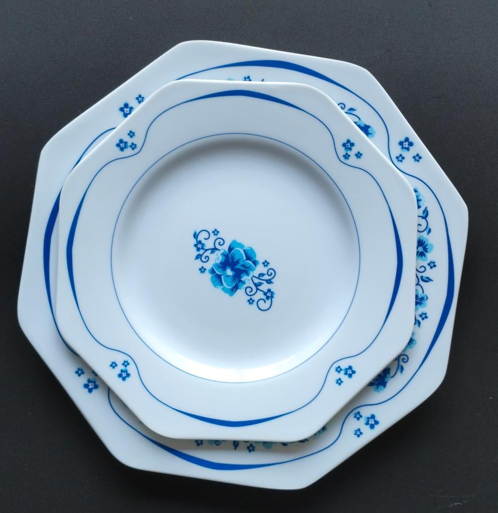 Kampeer / picknick servies plastic 2x 6 stuks, Ophalen of Verzenden, Gebruikt