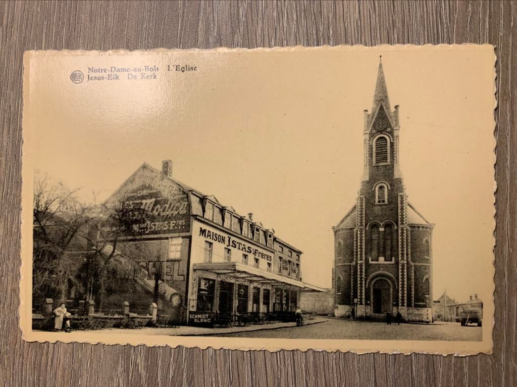 Église et restaurant d'Overijse Jezus-Eik, Collections, Enlèvement ou Envoi, Non affranchie, Brabant Flamand