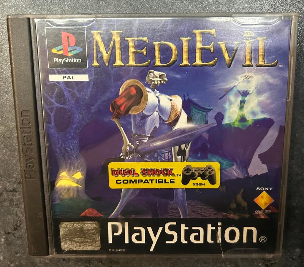 Medievil PlayStation game met handleiding + demo !, Consoles de jeu & Jeux vidéo, Jeux | Sony PlayStation 1, Enlèvement, Utilisé