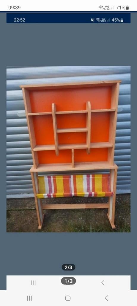 Magasin en bois étagère H.1,20cm, Comme neuf