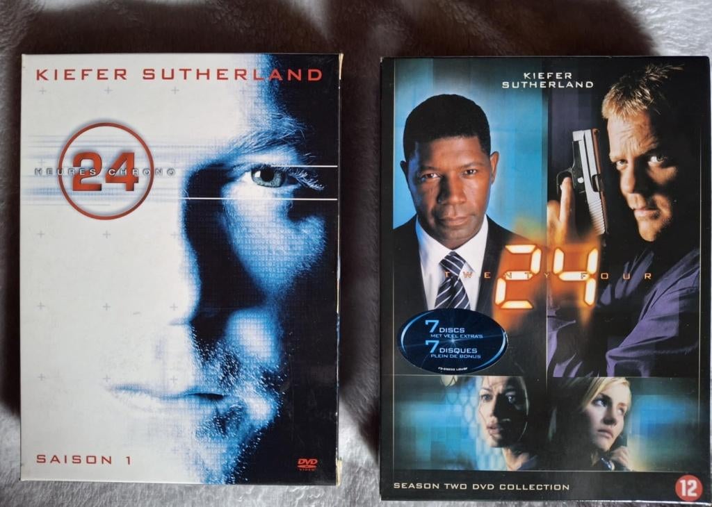 Seizoen 1 en 2 "24", Cd's en Dvd's, Ophalen of Verzenden, Zo goed als nieuw, Actie