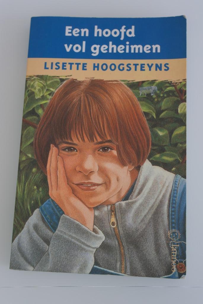 boek: een hoofd vol geheimen (Hoogsteyns Lisette) 10 +, Enlèvement ou Envoi, Comme neuf, Hoogsteyns Lisette
