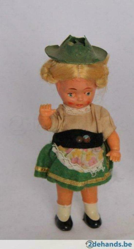 oud tiroler popje ( dancing doll ), Verzamelen, Ophalen of Verzenden, Gebruikt