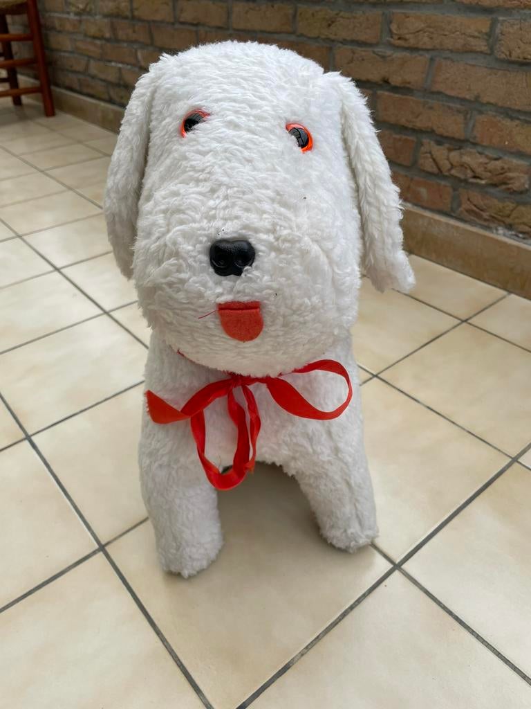 Pluche hond handgemaakt, Ophalen of Verzenden, Gebruikt, Hond