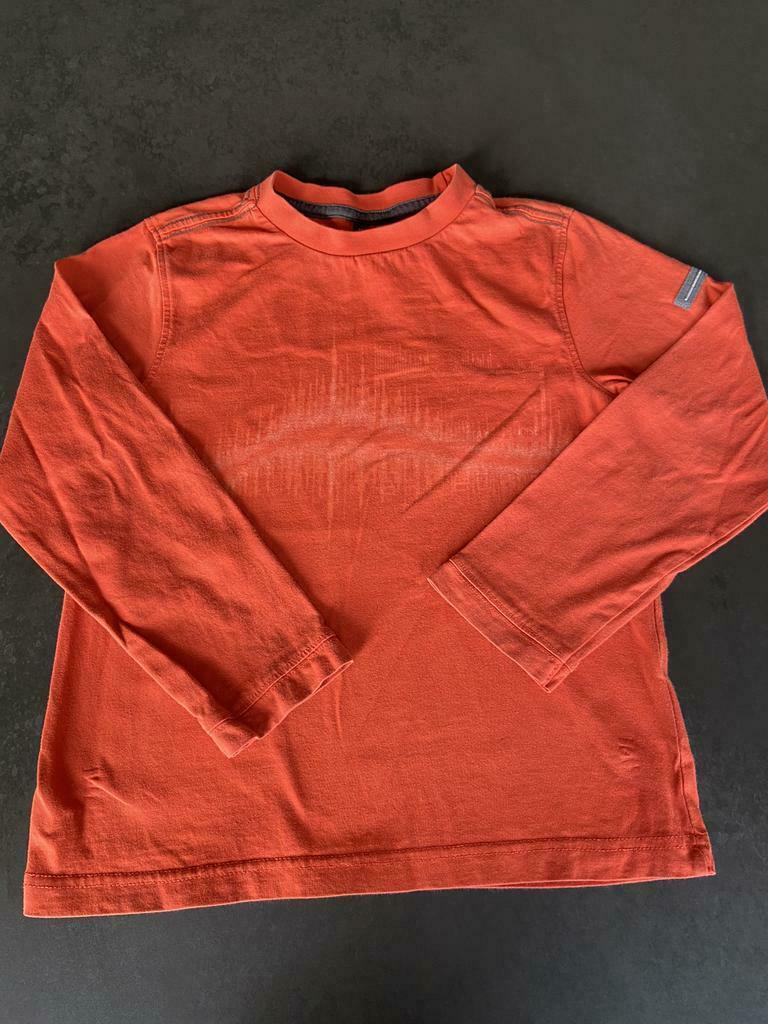 Bad Boys oranje longsleeve maat 122/128. Zeer goede staat., Gebruikt, Bad boys, Ophalen of Verzenden, Shirt of Longsleeve