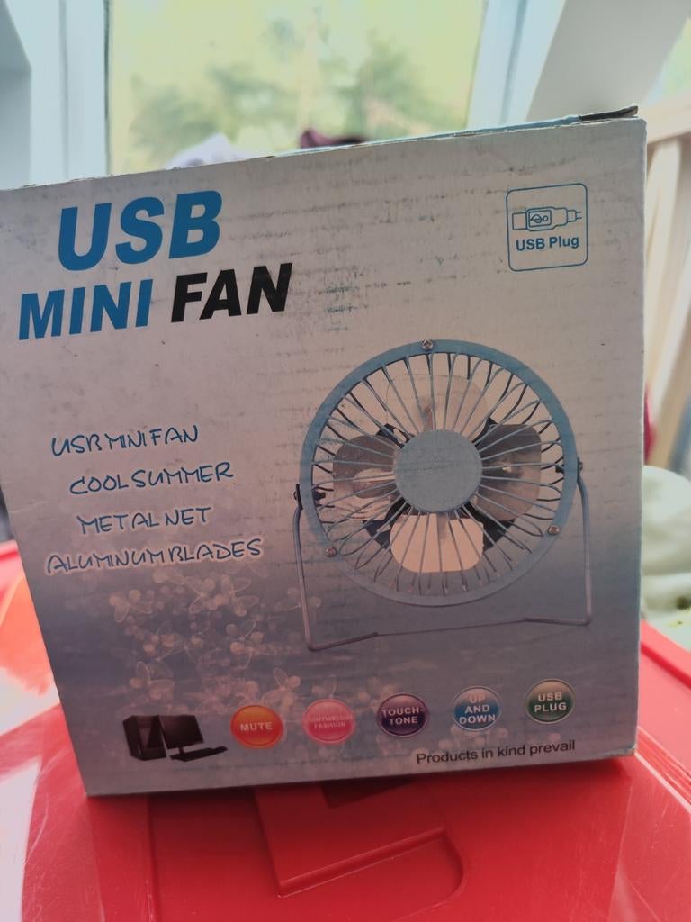 Mini ventilateur usb neuf, Ophalen
