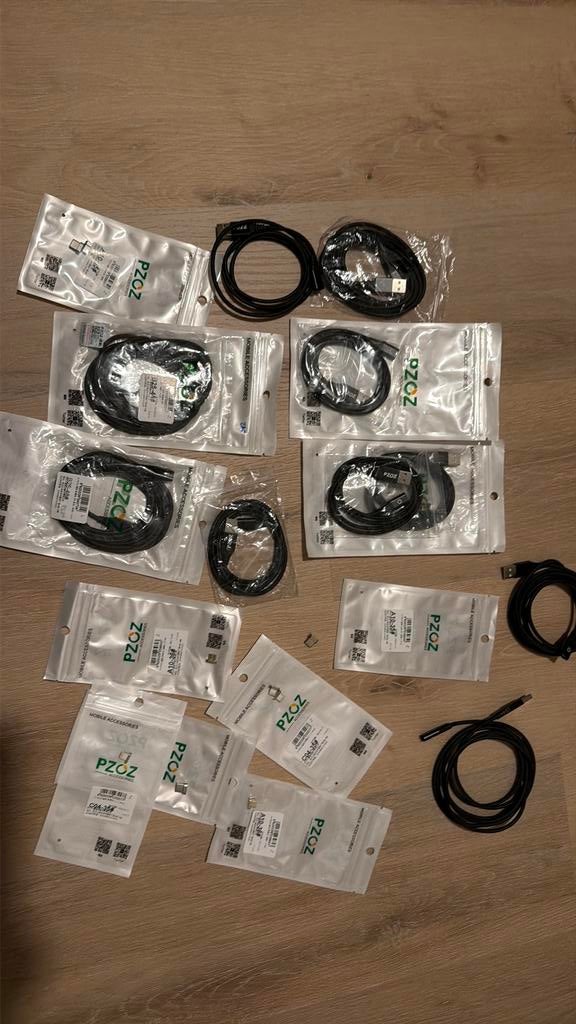 oplaadkabel smartphone met magnetische tips, Ophalen of Verzenden, Nieuw