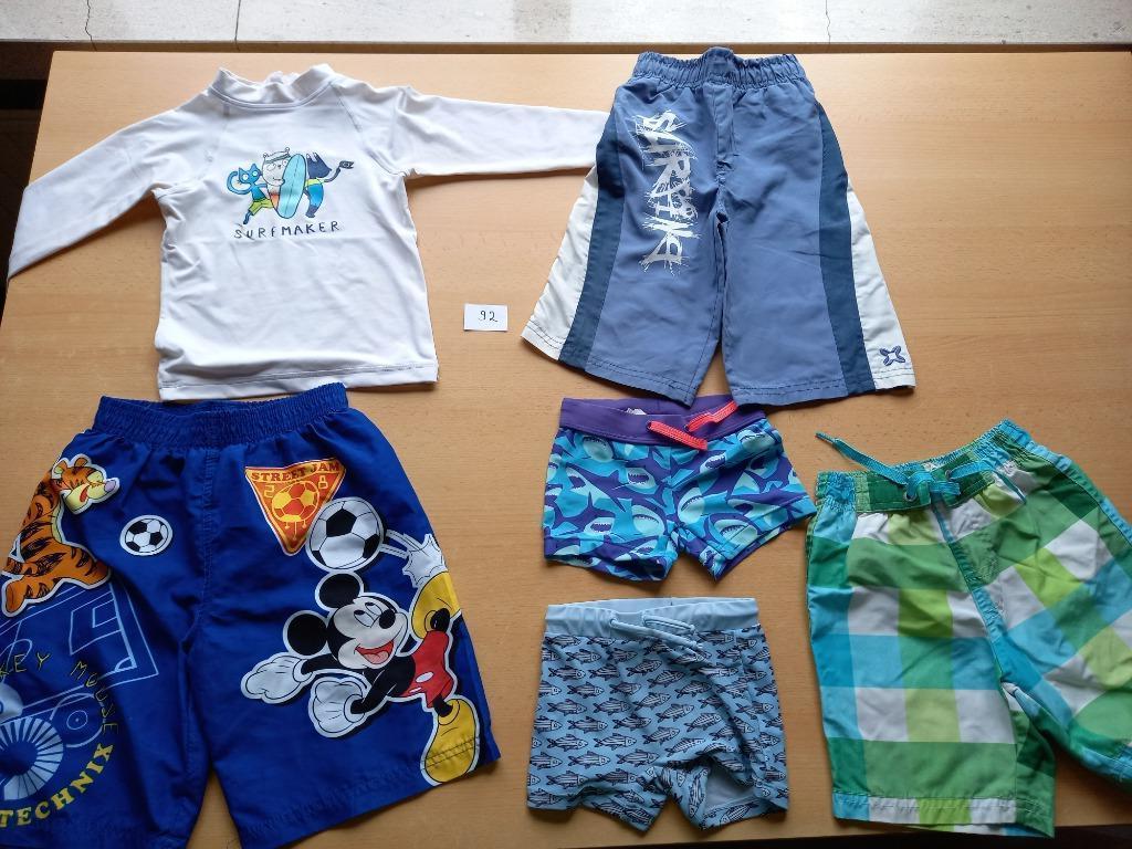Pakket zwemkledij (zwemshort, UV t-shirt) maat 92 jongen, Kinderen en Baby's, Eva Mouton, Sport- of Zwemkleding, Ophalen of Verzenden