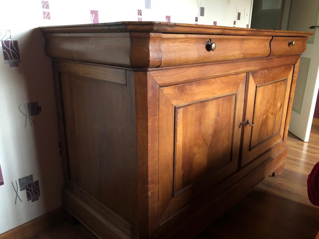 Dressoir 2 portes 2 tiroirs Louis Philippe Antiquité, Enlèvement