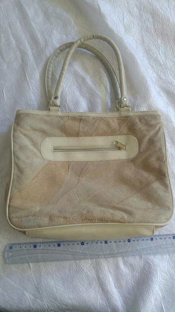 Sac à main en cuir veritable Nathalie Andersen, Ophalen of Verzenden, Gebruikt, Handtas